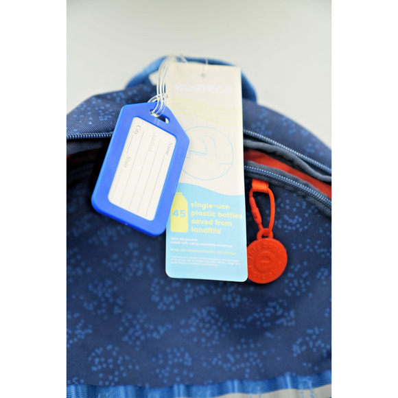 EcoTech Navy Backpack + Fulton Lunchbox School Supplies Bundle Back to School - Picture 4 of 16